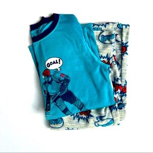 Petit Lem Hokey pajama set.
